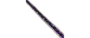 Galón termo cristal púrpura y strass. 40cm
