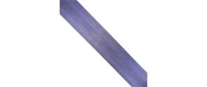 Cinta de raso con estampado panal 3,8cm. Púrpura