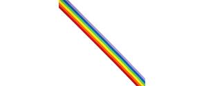 Cinta de la bandera del arco iris. Varios tamaños