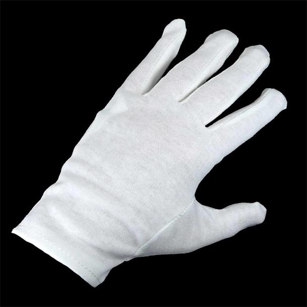 Guantes de poliamida en blanco para adulto. Varias tallas