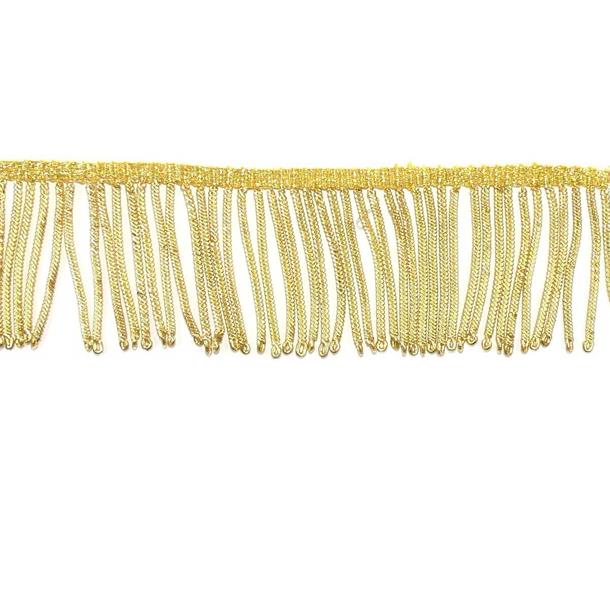 Fleco de alambrillo dorado 5cm