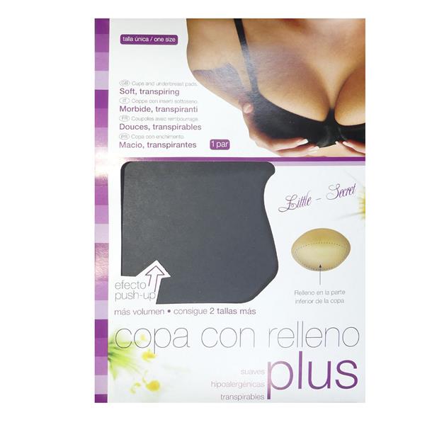 Copa relleno push up en blanco. Talla única