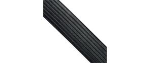 Cinta elastica rayas 6cm.negro