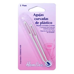 Agujas para coser lana con punta curva