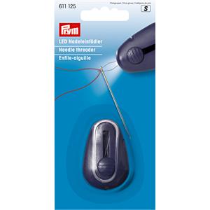 Enhebrador de agujas con luz led. Prym