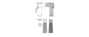 Patrón Disfraz romana y egipcia 2353
