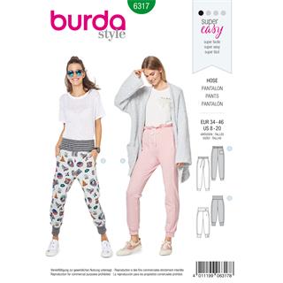 Patrón para pantalón deportivo mujer 6317