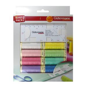 Kit de hilos para coser Gütermann y regla para costuras