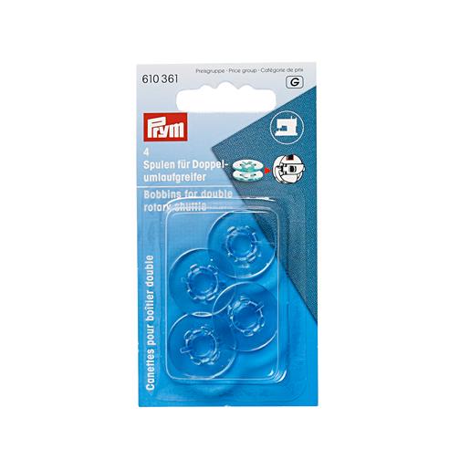 Canillas plásticas para garfio rotativo doble. Prym