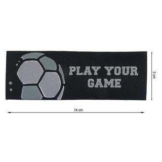 Parche termo tejido play your game