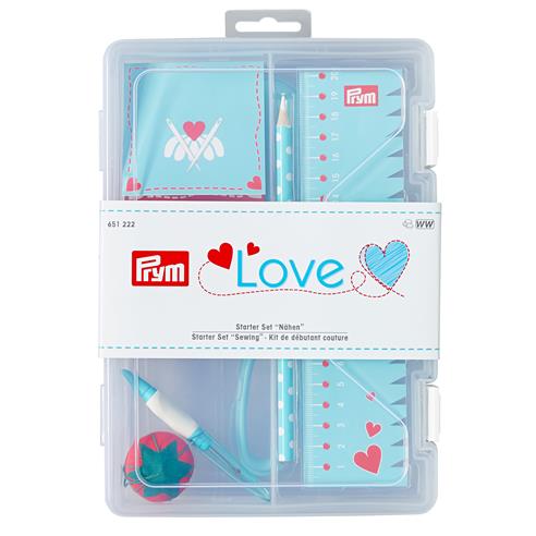 Kit iniciación a costura Love azul. Prym