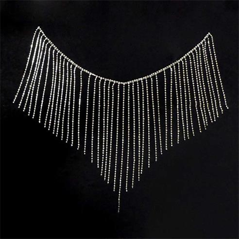 Cuello cadena strass