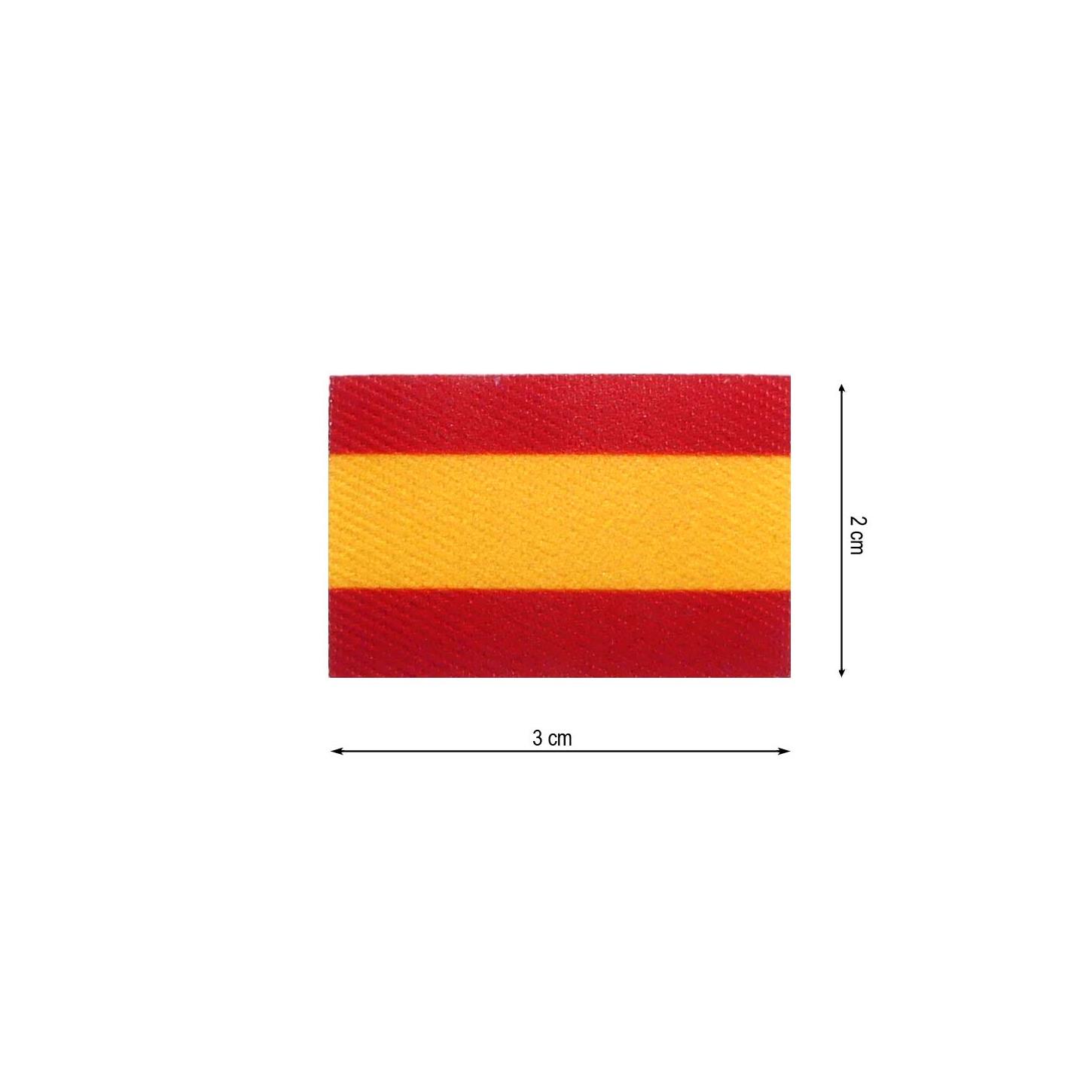 Parche bandera España 70x45mm sin velcro