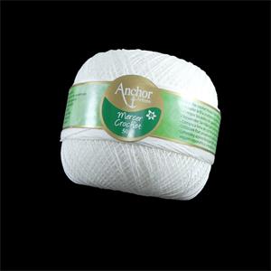 Ovillo para crochet blanco 7901 Anchor 50gr. Múltiples grosores