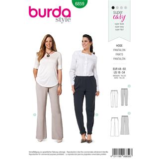 Patrón para pantalón mujer ejecutivo tallas especiales 6859