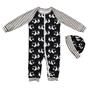 Patrón para pijama mono de bebé 9328
