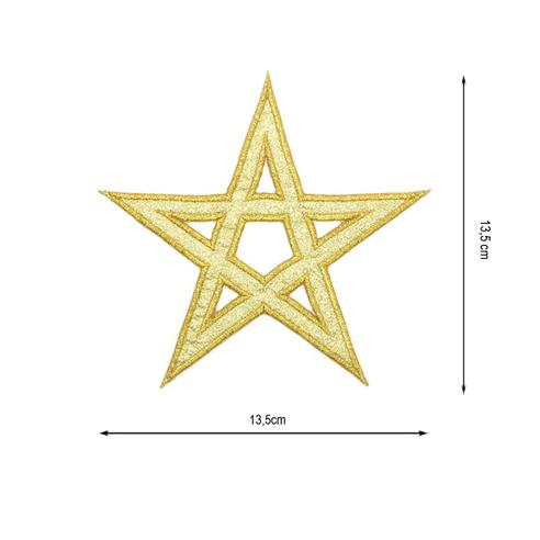 Parche termo estrella 13,5x13,5cm