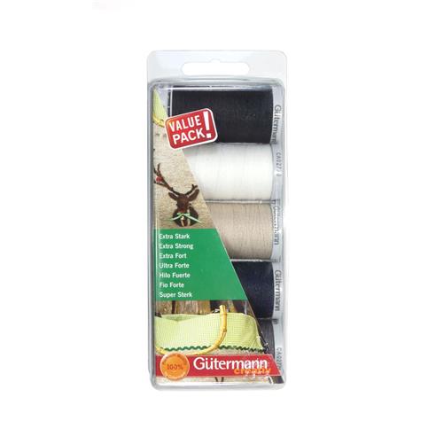 Kit de hilos para coser Gütermann extrafuerte. Clásicos