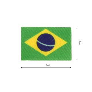 Parche termo para mascarilla bandera Brasil