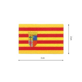 Parche termo bandera Aragón para mascarilla