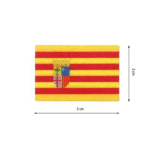 Parche termo bandera Aragón para mascarilla