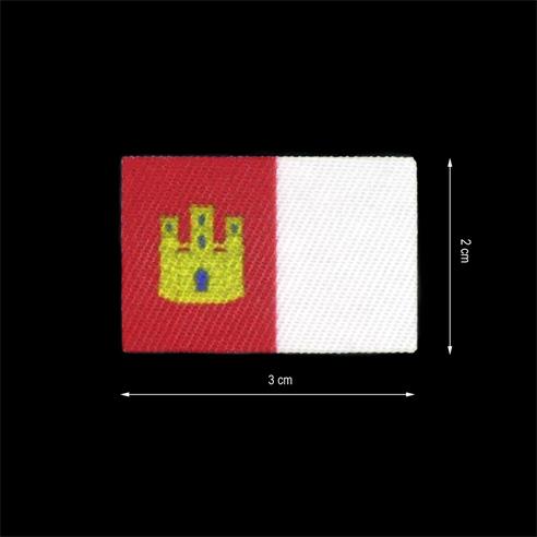 Parche bandera Galicia 5 cm. velcro