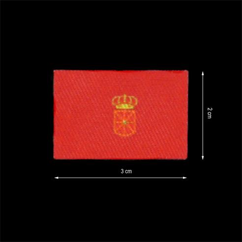 Parche termoadhesivo bandera Navarra para mascarilla