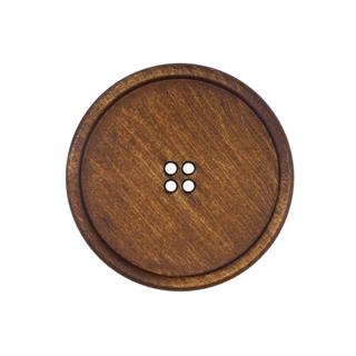 Botón imitación madera 4 agujeros. Varios tamaños