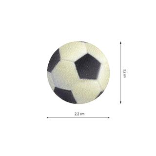 Parche termo mini pelota fútbol 22mm. Varios colores