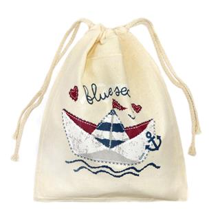 Bolsa para merienda dibujo barco