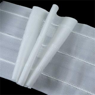 Cinta para cortina fruncido triple 7,5cm. Blanco y crudo