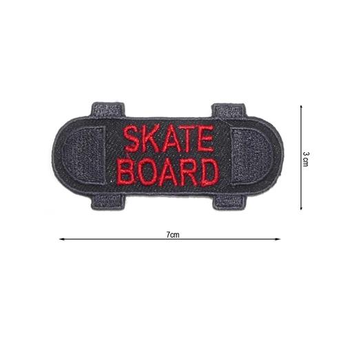 Parche termo monopatín Skate Board 7x3cm