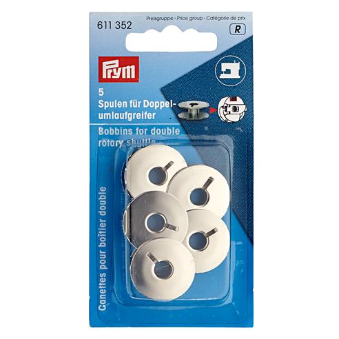 Canillas de metal con garfio rotativo doble. Prym