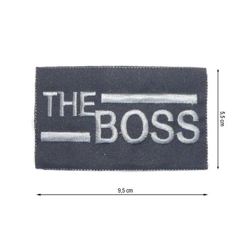 Parche termo The Boss grande 95x55mm. Varios colores