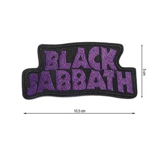 Parche termo bordado Black Sabbath 105x50mm
