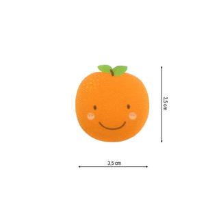 Parche termo naranja animada 35x35mm