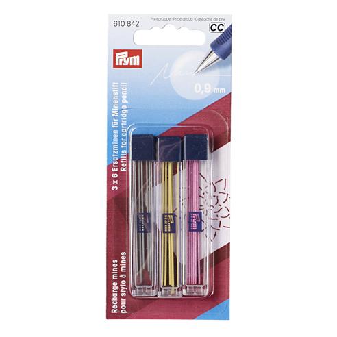 Recambio para portaminas 3 colores. Prym