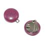 Broche decorativo esmaltado fucsia