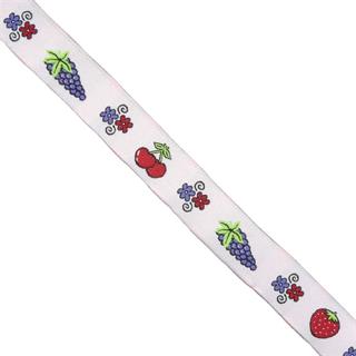 Cubrecosturas estampado frutas 2cm