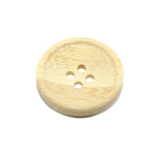 Botón madera virgen 4 agujeros. Varios tamaños