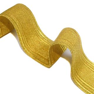 Galón telar para uniforme oro 5cm