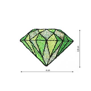 Parche termoadhesivo 40x28mm bordado Diamante