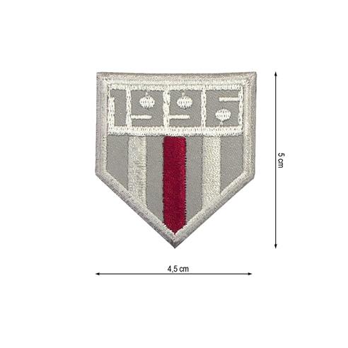 Parche termoadhesivo 45x45mm bordado Escudo 1996