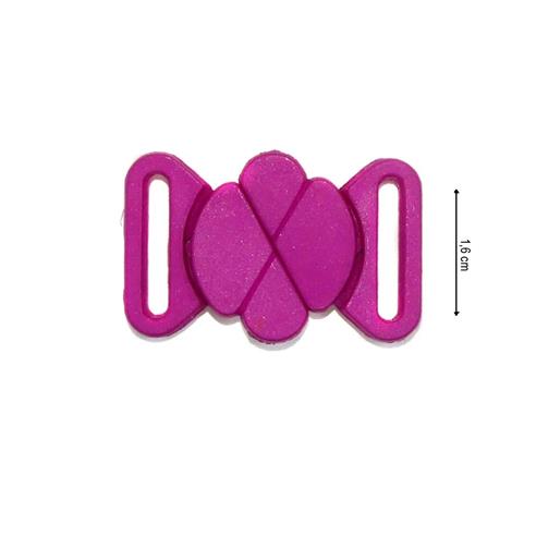 Broche bikini flor grande 16mm. Varios colores