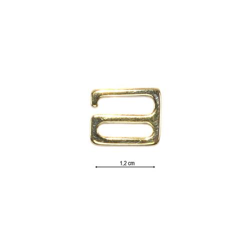 Gancho tirante para sujetador 12mm oro