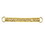 Travilla dorada diseño cadena con strass 9cm