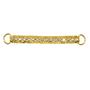 Trabilla dorada diseño cadena con strass 9cm