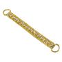 Trabilla dorada diseño cadena con strass 9cm