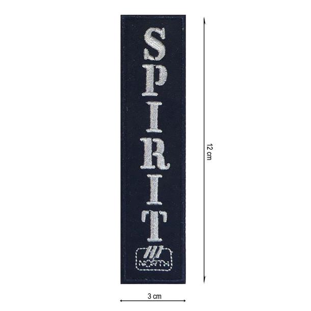 Parche termo bordado 30x120mm Spirit