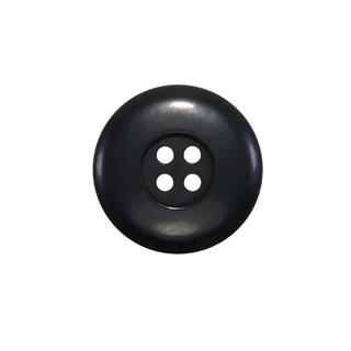 Botón abrigo 4 agujeros negro borde ancho